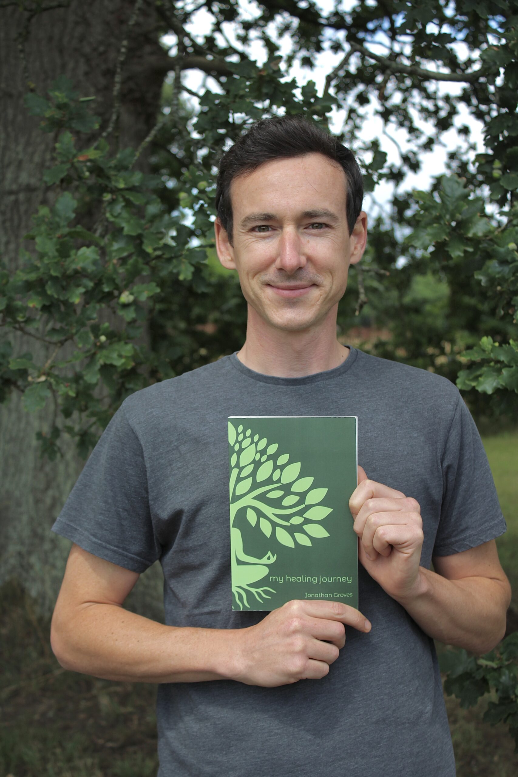 JG with My Healing Journey Book